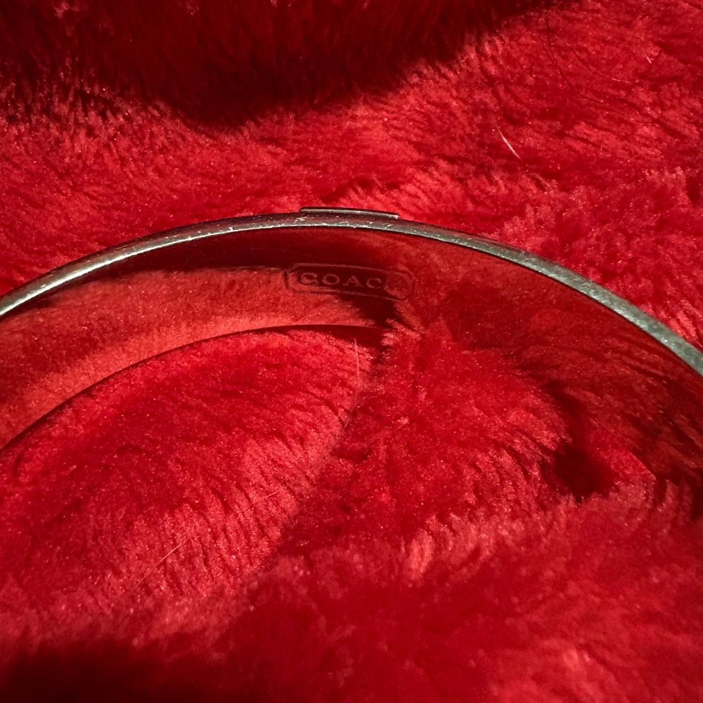 Coach Silver Patterned Bracelet - Picture 4 of 4